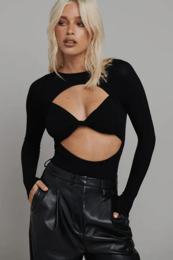 TEO BODYSUIT - BLACK