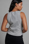 CASSIA TANK - GREY MARLE