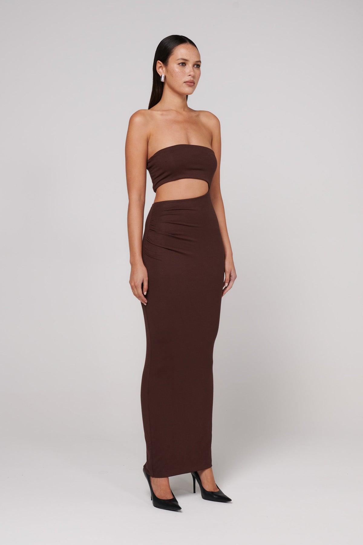 IZARA SHAYE MIDI - CHOCOLATE