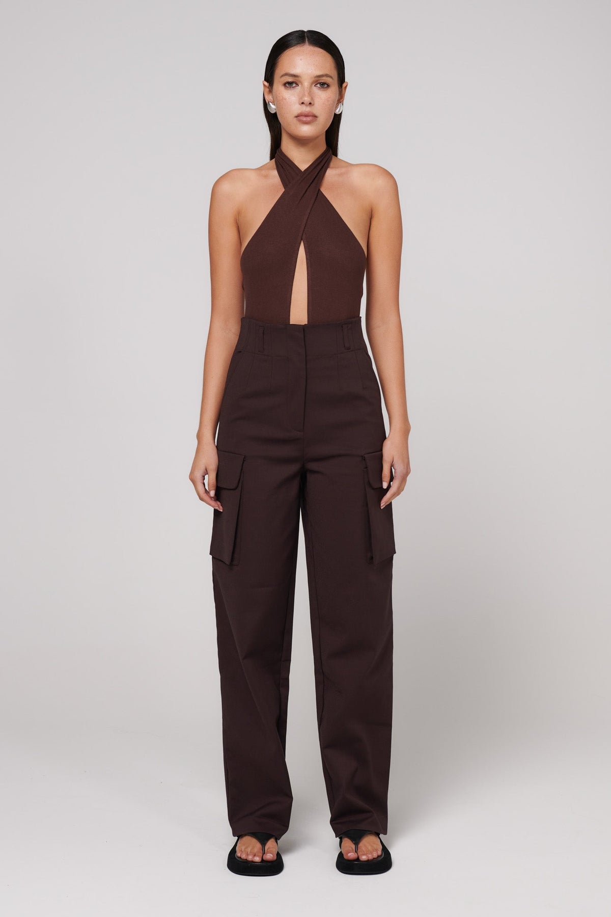 JAYLIN BODYSUIT - CHOCOLATE