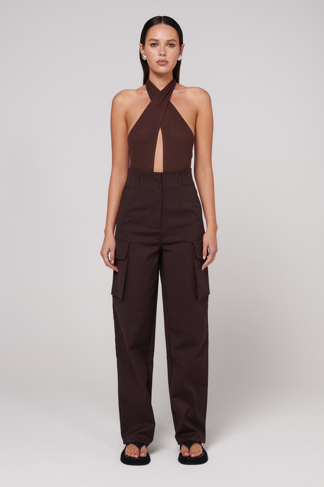 JAYLIN BODYSUIT - CHOCOLATE