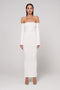 AZARIA MIDI - WHITE