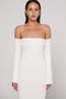 AZARIA MIDI - WHITE