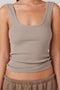 OSCAR TANK - STEEL GREY