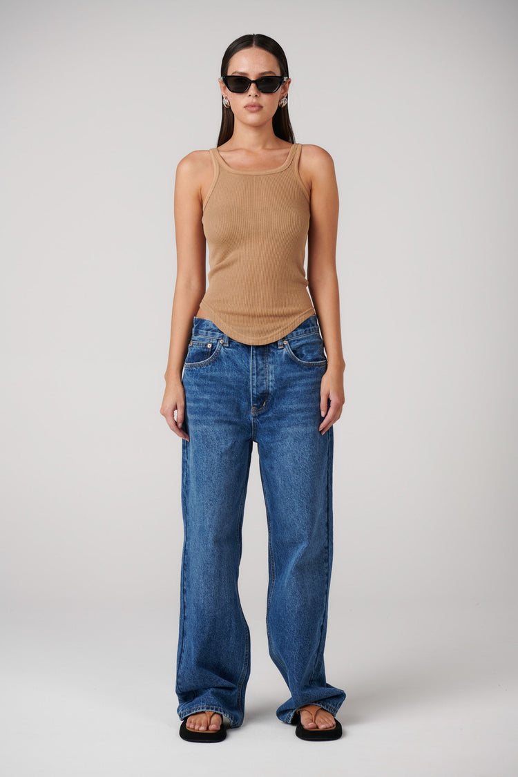 POPPY TANK - LATTE