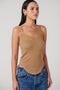 DATON SINGLET TOP - LATTE