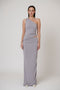MAIA MAXI SKIRT - BLUE STEEL