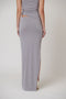 MAIA MAXI SKIRT - BLUE STEEL