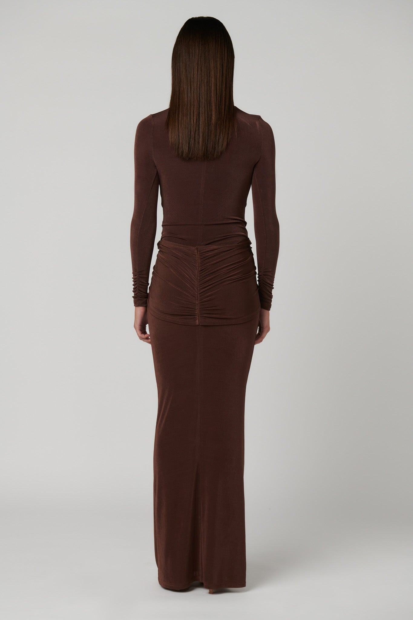 ARIES MAXI SKIRT - BRONZE