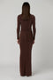 ARIES MAXI SKIRT - BRONZE