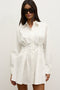MAPLE SHIRT DRESS - WHITE