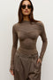 AMELIE TOP - MINK