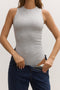 LAYLA BODYSUIT - GREY MARLE