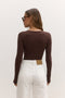 LARA BODYSUIT - CHOCOLATE