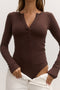 LARA BODYSUIT - CHOCOLATE