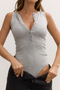AURORA BODYSUIT - GREY MARLE