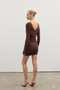 KAI MINI DRESS - CHOCOLATE