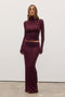 SHAY SKIRT - PLUM