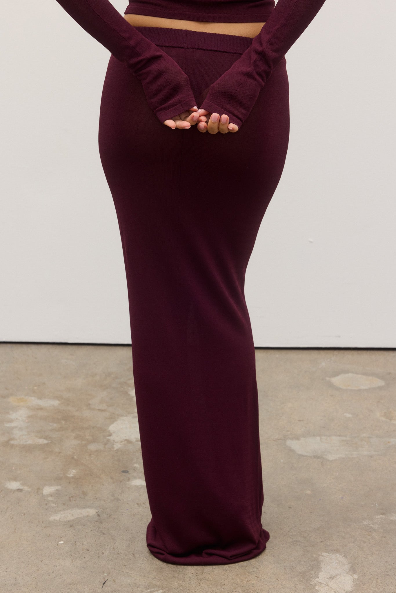 SHAY SKIRT - PLUM