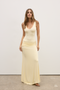 KALINA MAXI SKIRT - LEMON