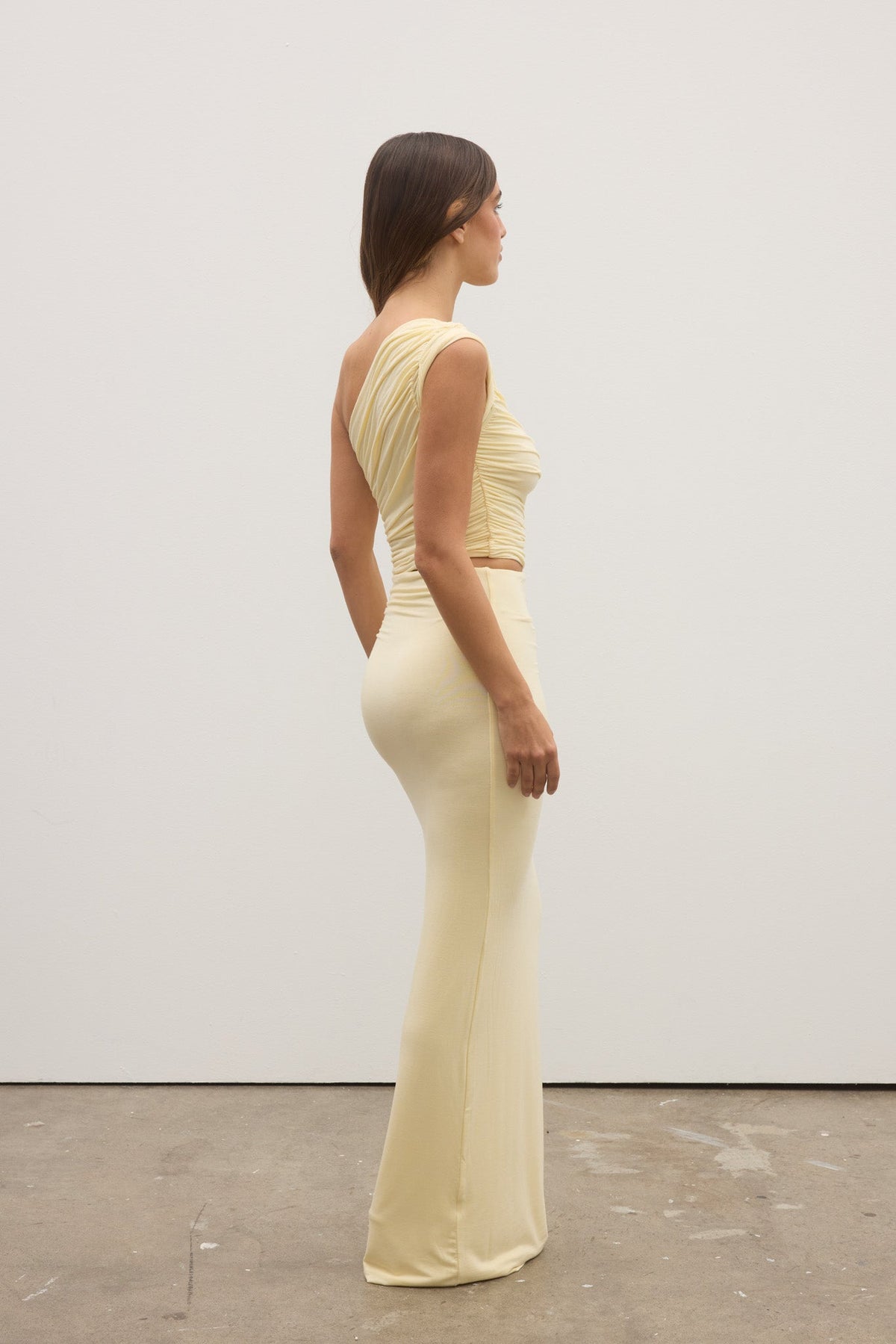 IVY MAXI DRESS - LEMON