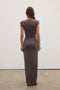 SASKIA DRESS - SMOKE
