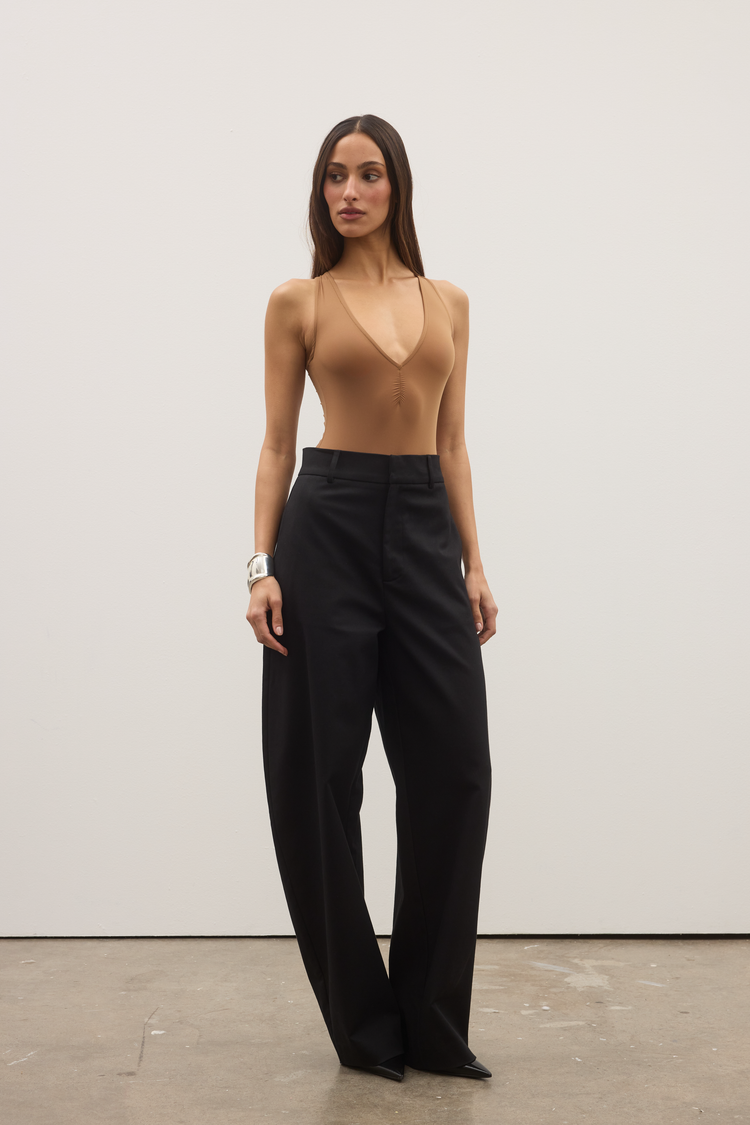 TAVI BODYSUIT - TAN
