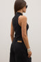 THEA DENIM TURTLENECK - BACKSTAGE BLACK