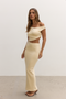 ELARA MIDI DRESS - LEMON