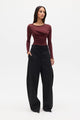 DELLA BODYSUIT - PLUM