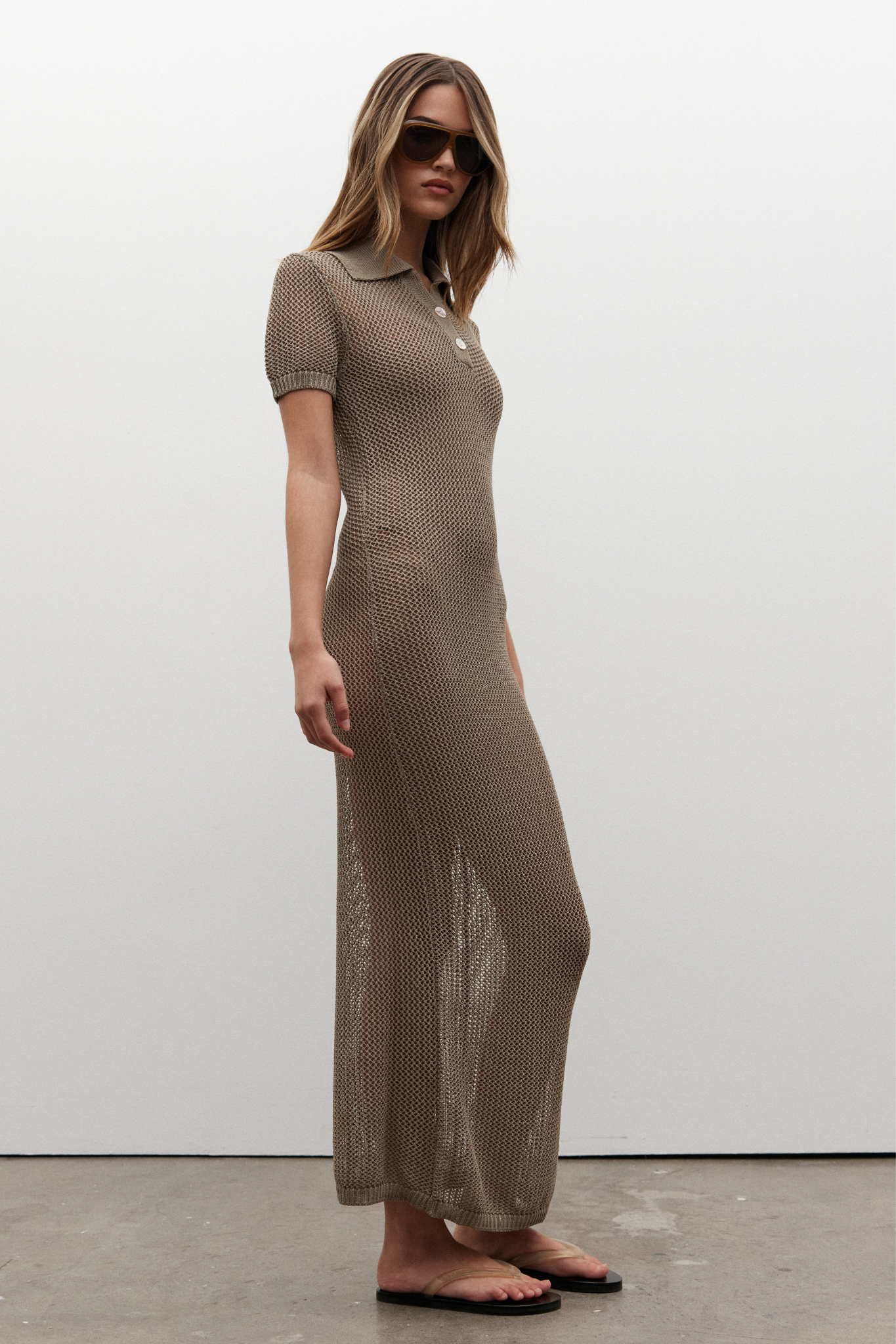 LYLA DRESS - MOSS
