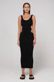 LANE MIDI - BLACK