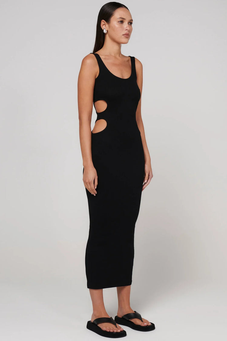 LANE MIDI - BLACK